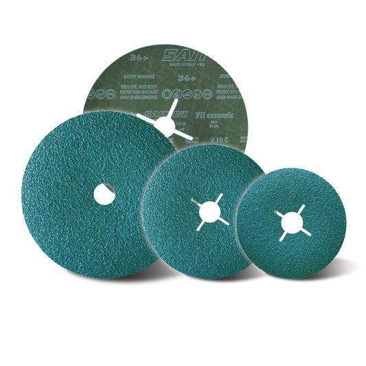 Zirconium Fibre Sanding Discs (Packed in 25's)